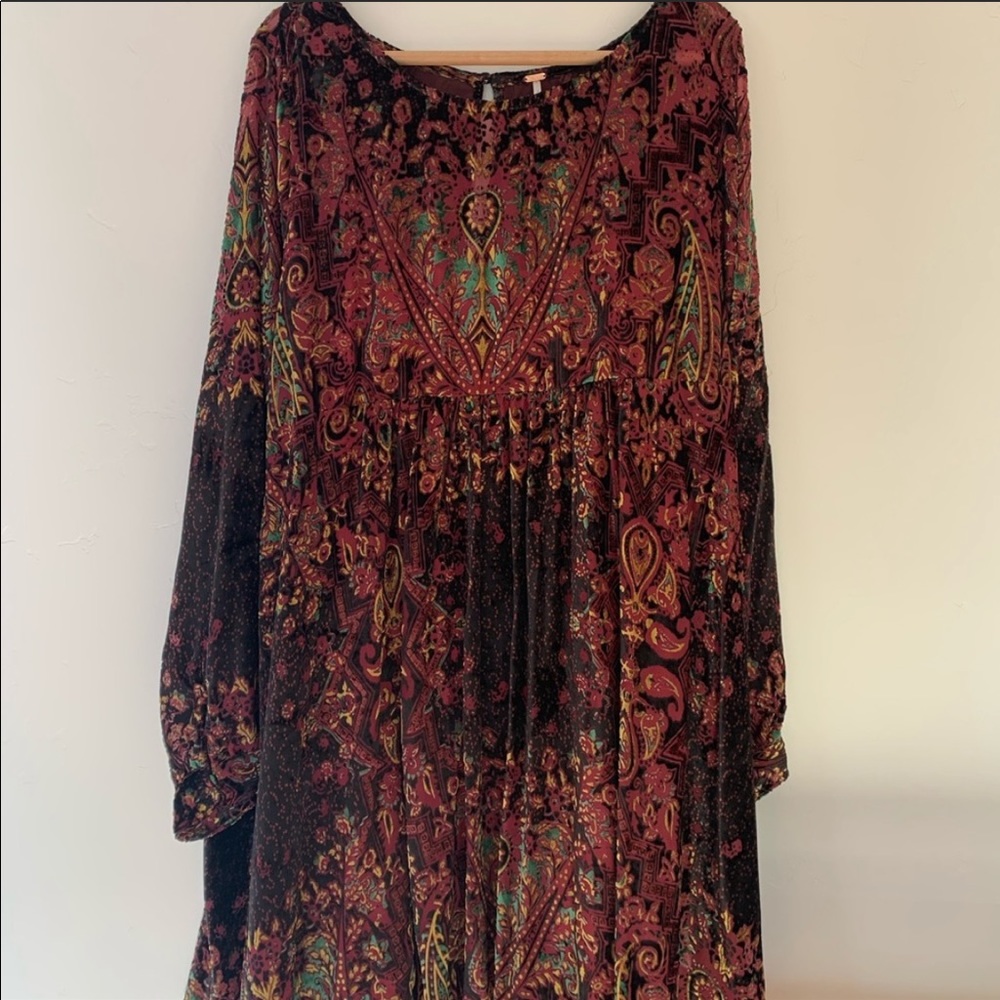 Free People Velvet mini dress